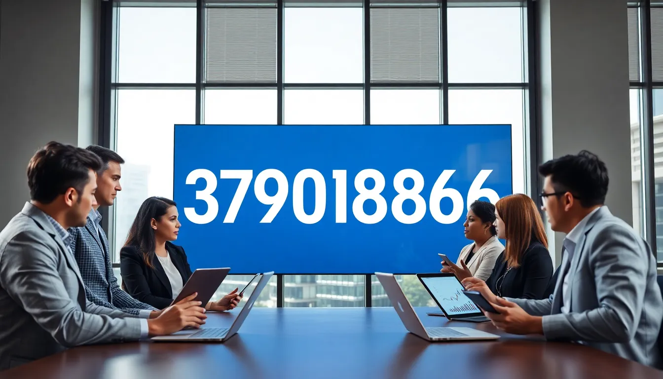 business team analyzing data in a modern office